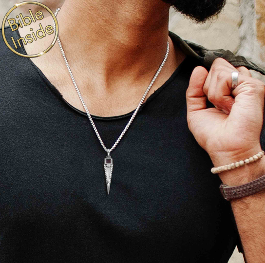 Best Christmas Gifts: Matching Pendants with Bible Verses Inside by My Nano Jewelry
